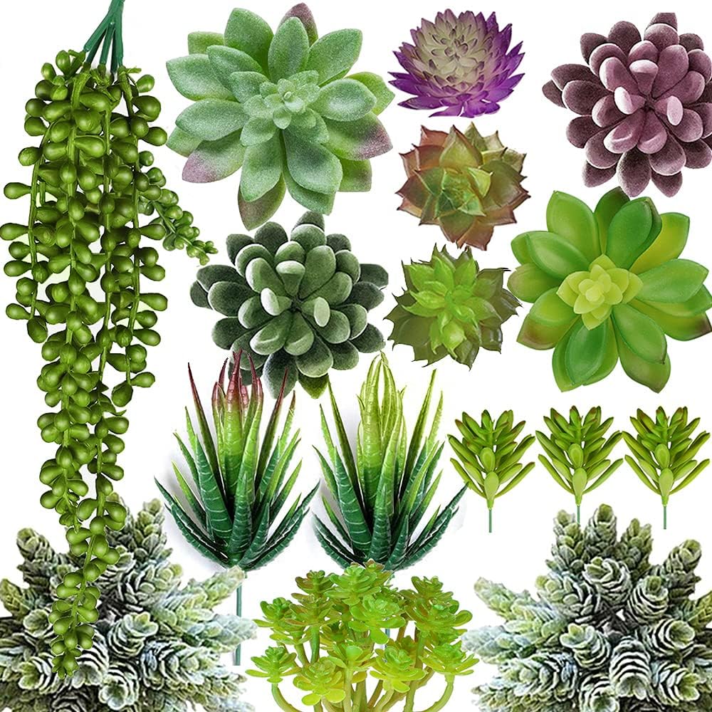 Anoak Artificial Succulent Plants