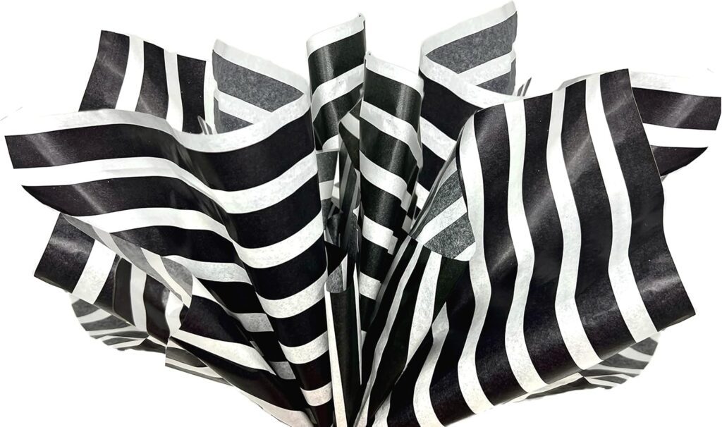 Paper Black & White Stripes