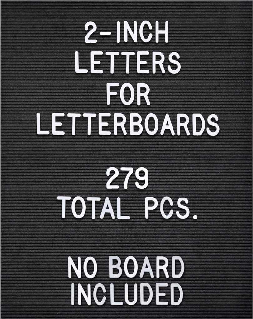 2 Inch Letter Board
