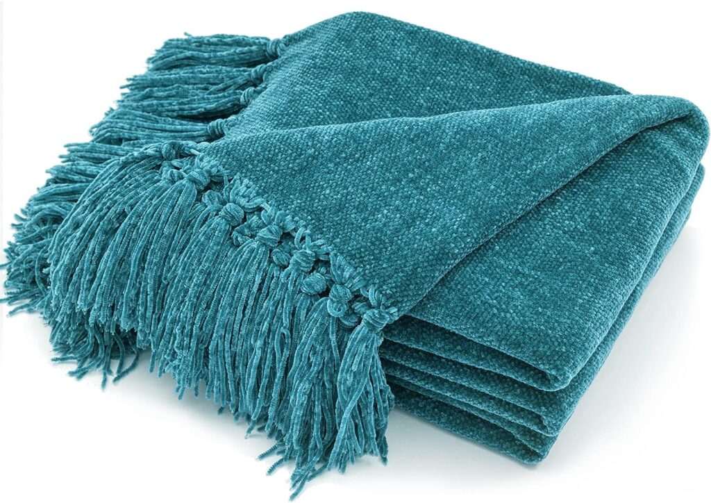 Soft Cozy Chenille Throw Blanket