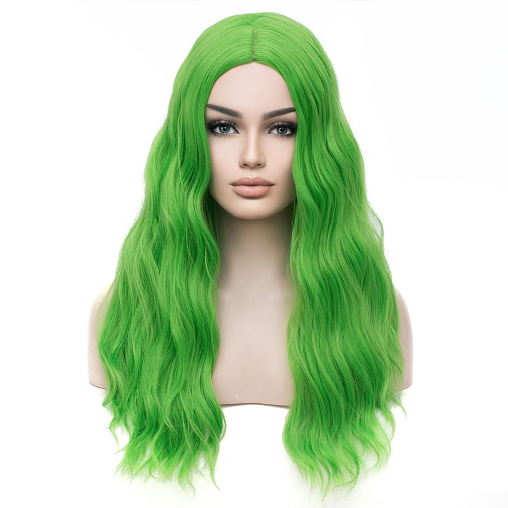 Green Long Wigs