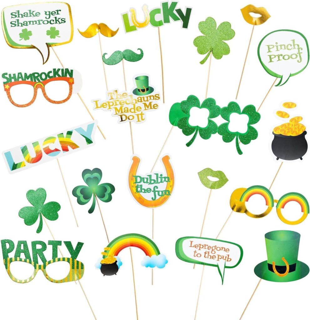 St. Patrick's Day Photo Booth Props