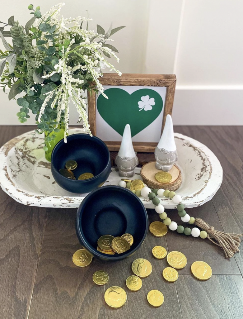 St Patricks Day Gold Coins Decor