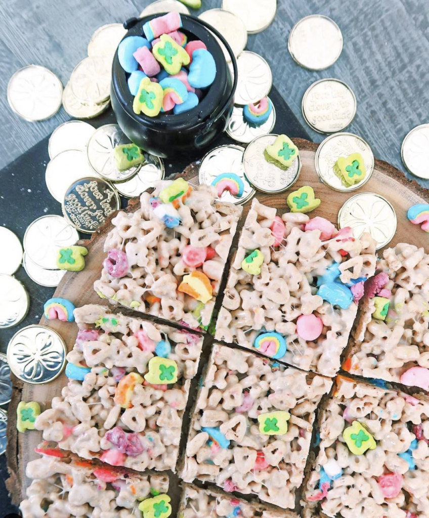 St Patricks Lucky Charms Bar Dessert