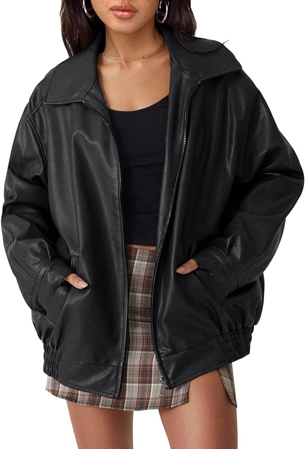 Oversized Leather Jackets