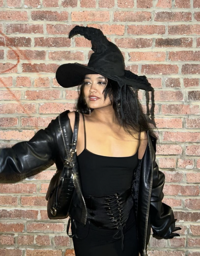 Leather Witch Costume Halloween