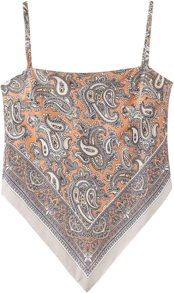 Bandana Tube Crop Top