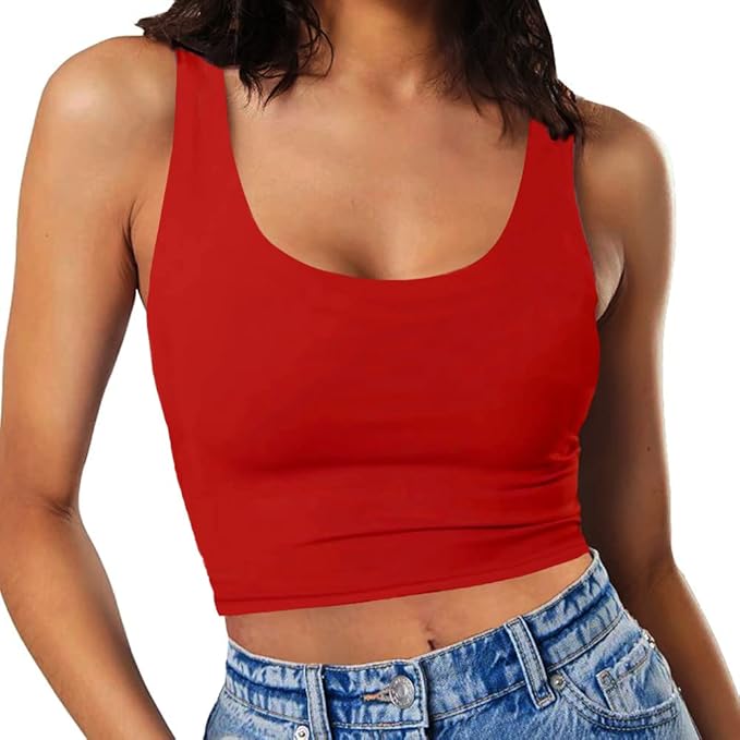 Sexy Sleeveless Crop Tops