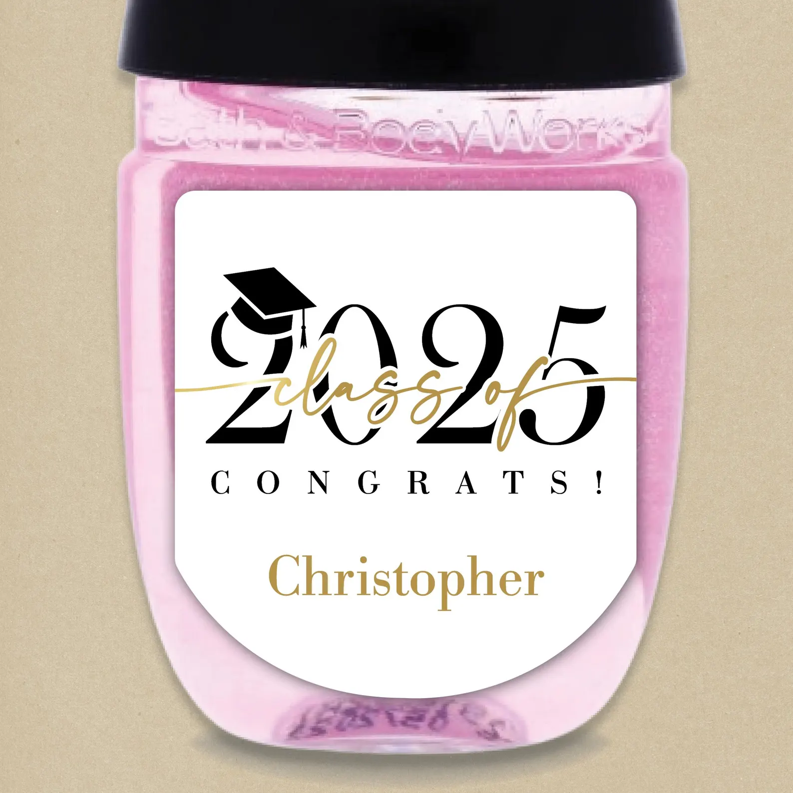 Graduation Mini Hand Sanitizer Stickers