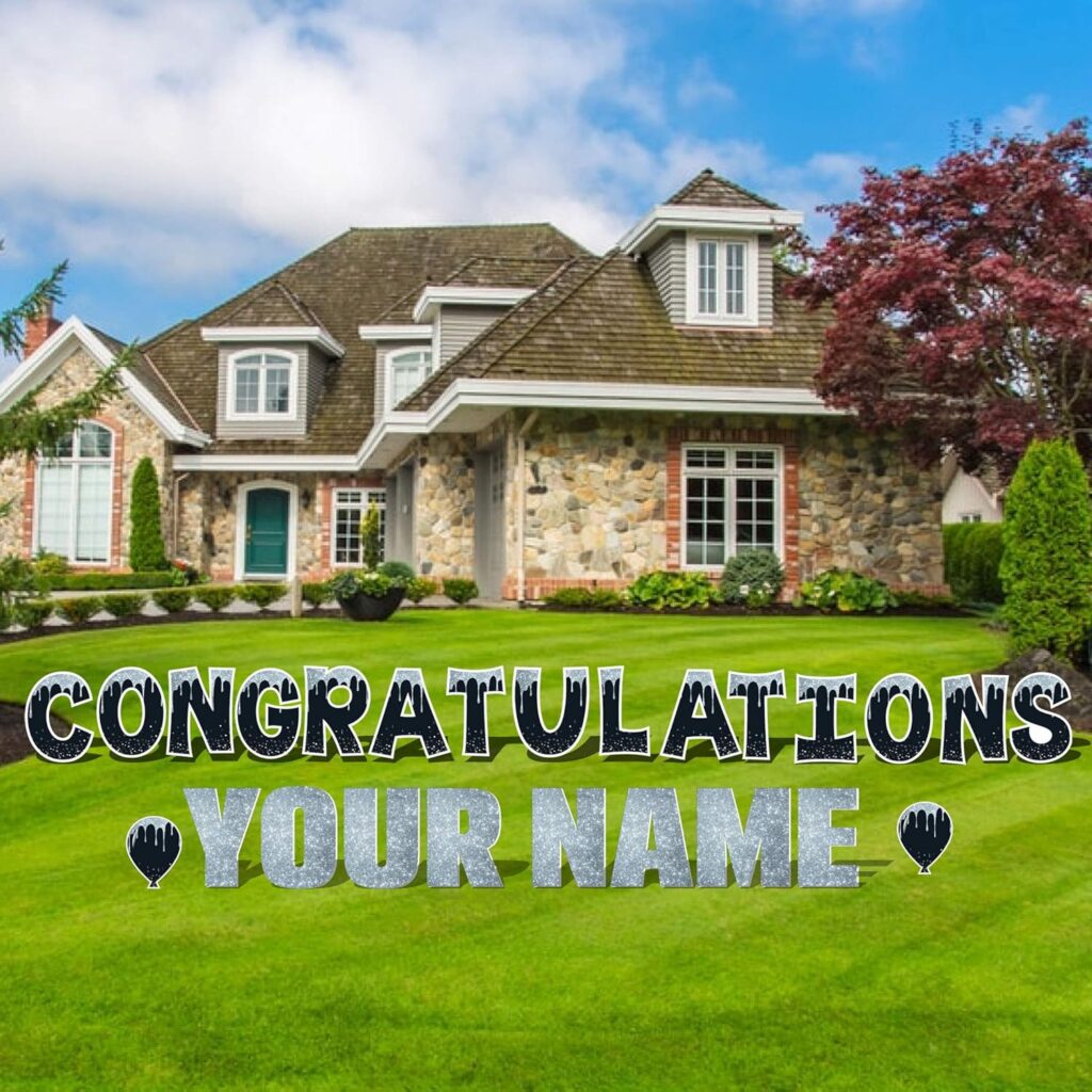 Congratulations Yard Decoration