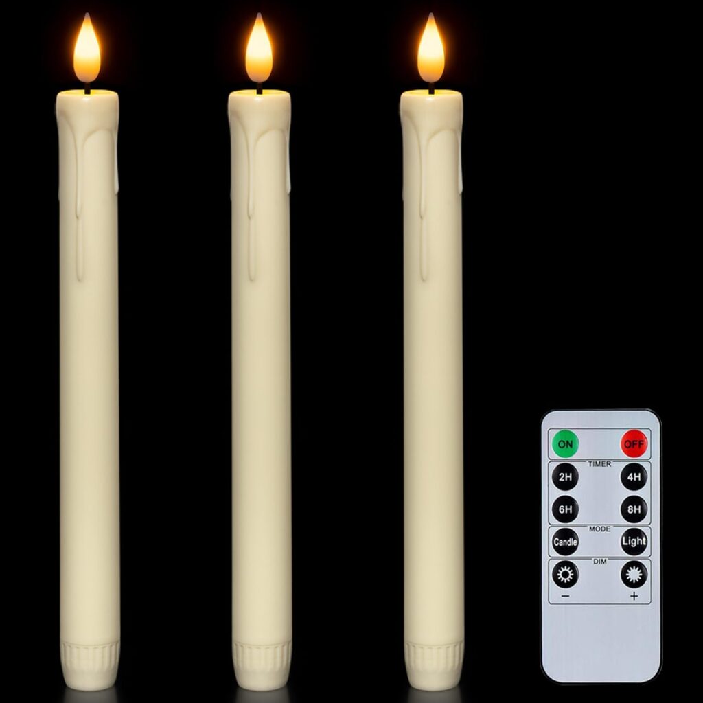 Flameless Taper Candles