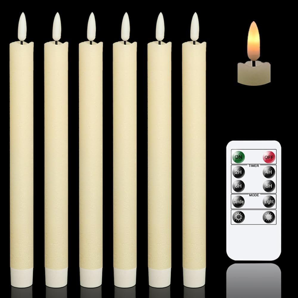 Flameless Taper Candles