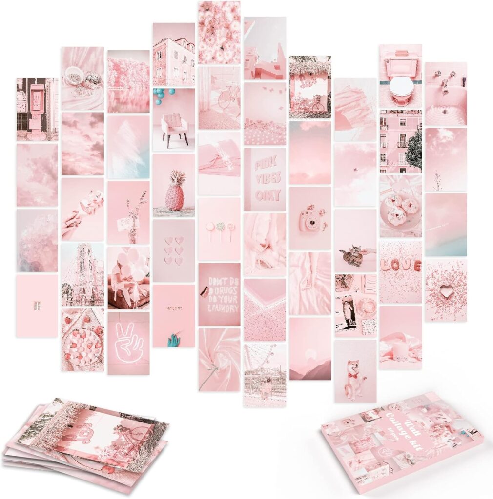 Photo Collage Kit Pastel Pink