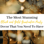 Black And Gold Graduation Party Header
