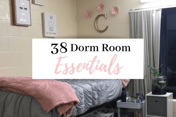 38 Dorm Room Essentials Header