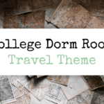 College Dorm Room Travel Theme Header