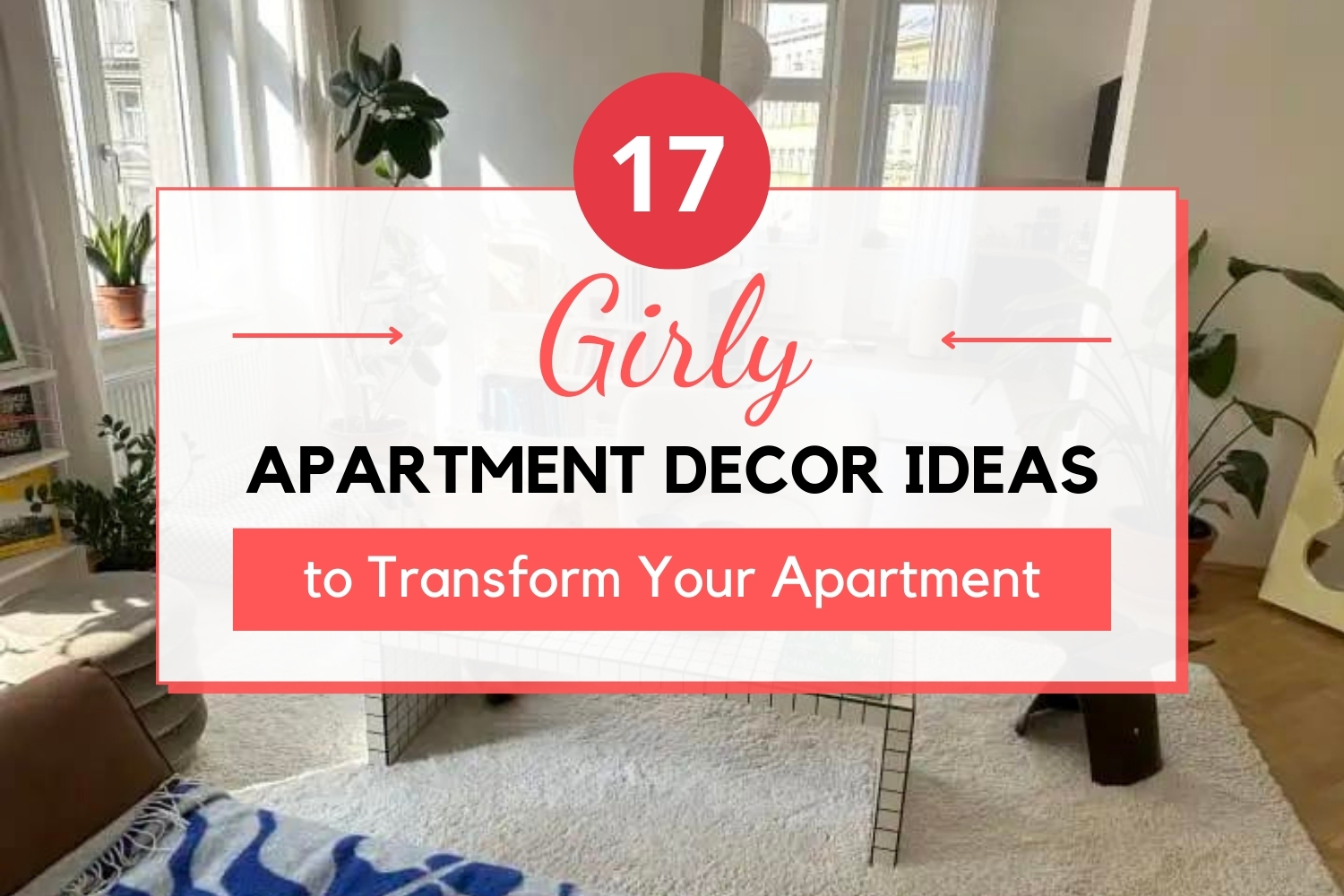Girly Apartment Decor Ideas Featured Image