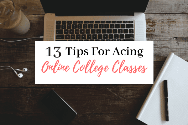 Tips For Acing Online College Classes Header