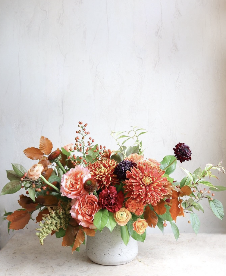 Autumnal Bouquet Centerpiece