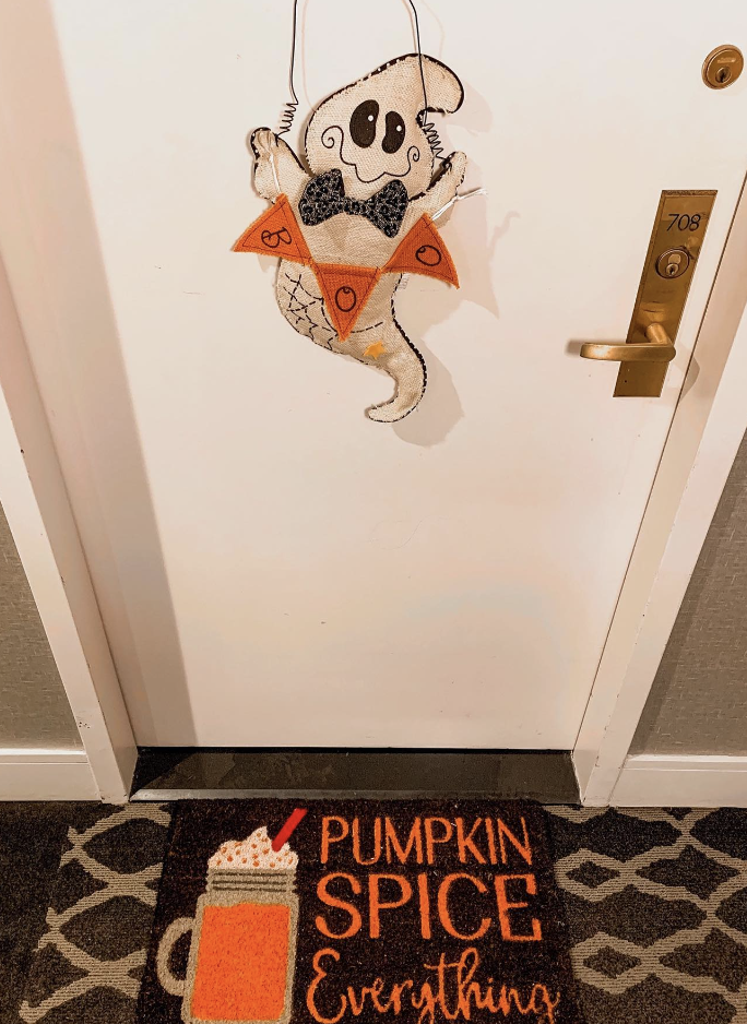 Autumnal Front Door Decor