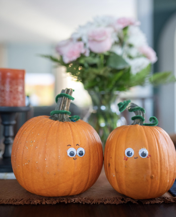 Cute Googly Eye Pumpkin