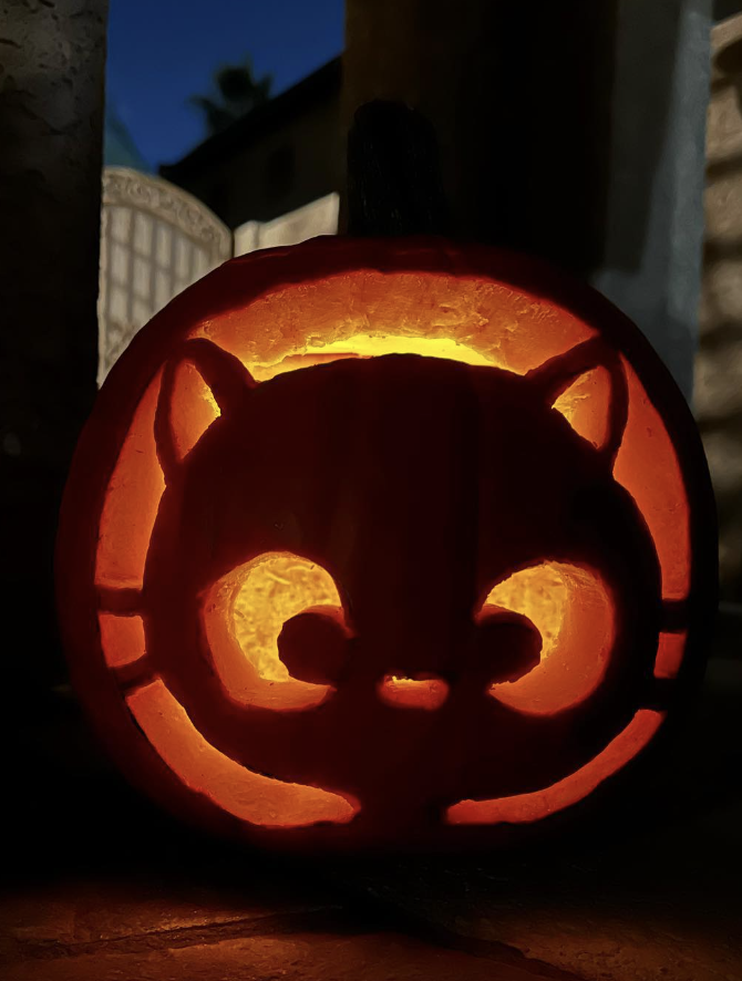 Kawaii Cat Pumpkin