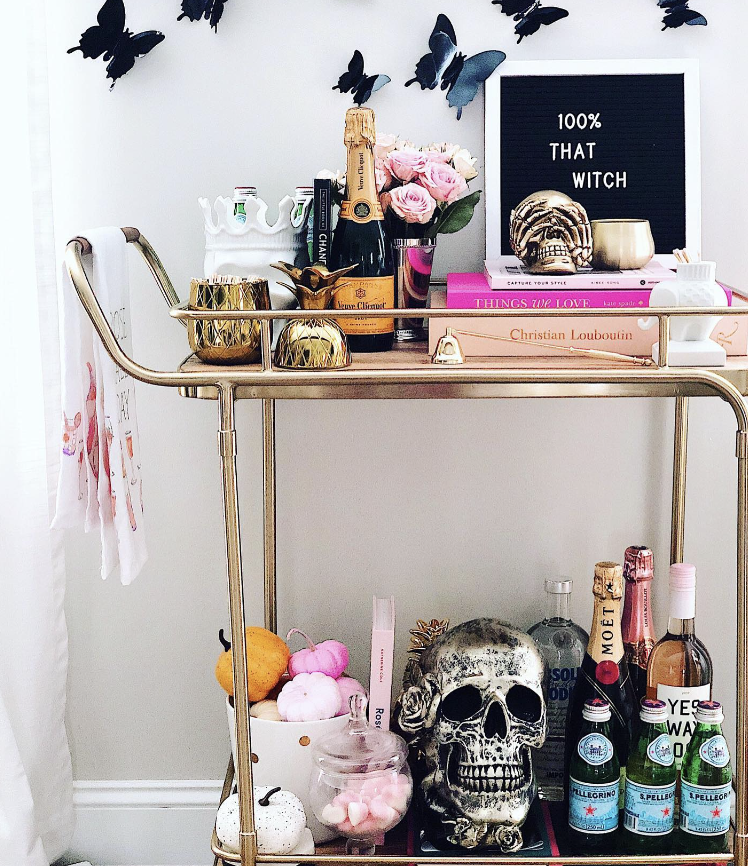 Spooky Bar Cart