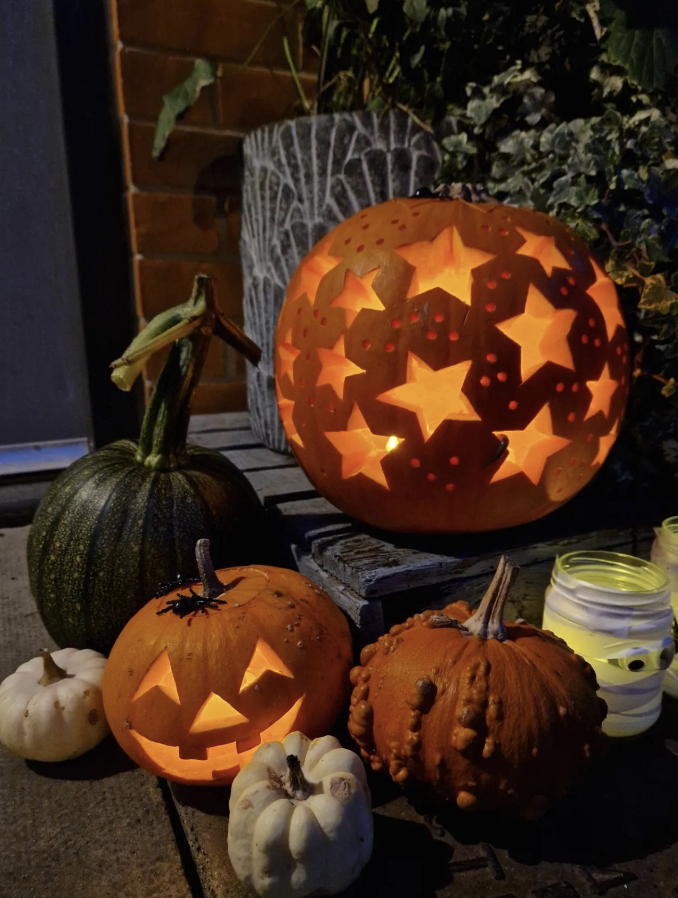 Star Pattern Pumpkin