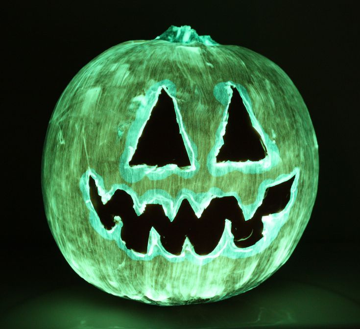 Glow In The Dark Painted Pumpkin