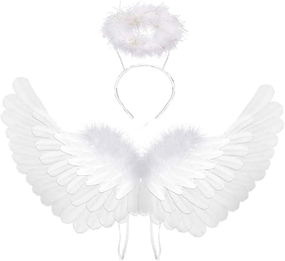 Angel Costume Wings And Halo