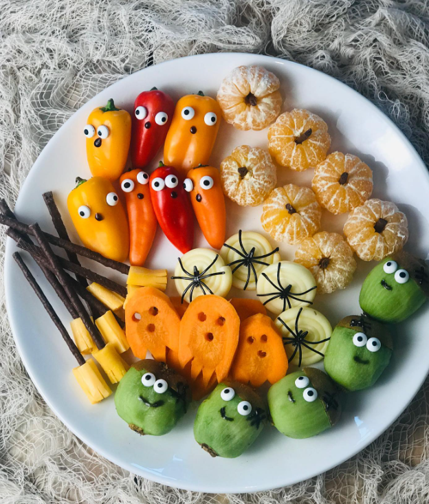 Halloween Veggie Plate