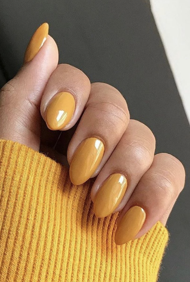 Mustard Nails