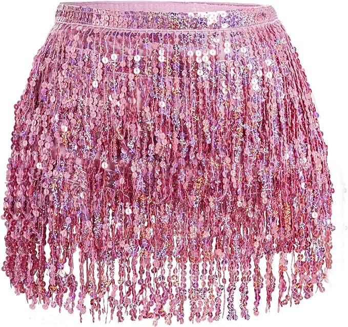 Sequin Tassel Skirt