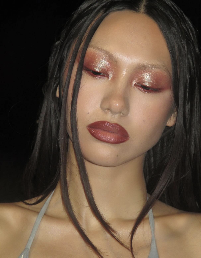 Soft Shimmery Red Tones