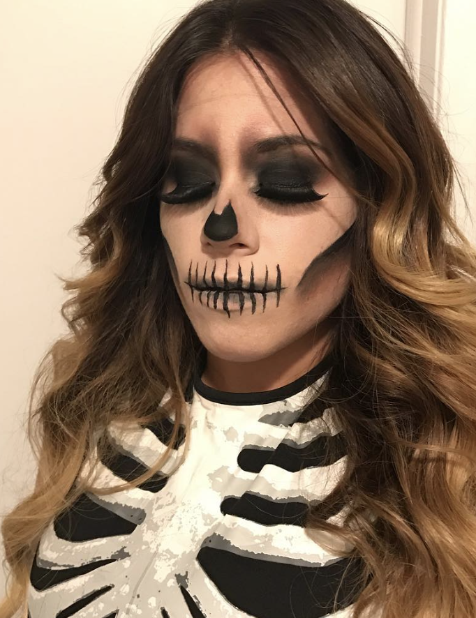 Classic Skeleton Makeup