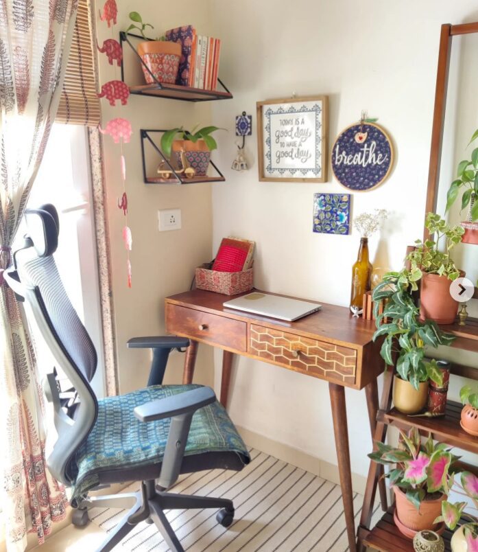 Colorful Desk Setup