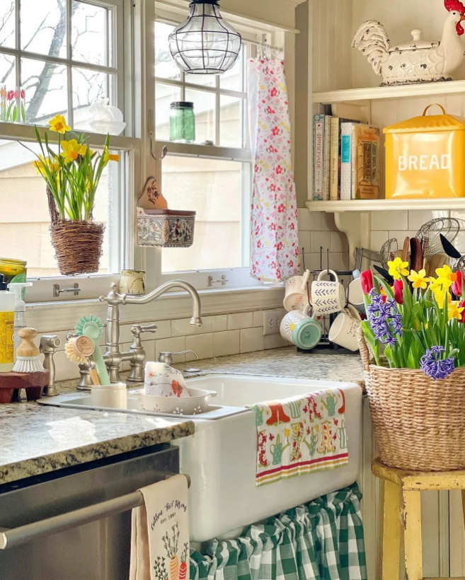 Sunny Eclectic Kitchen