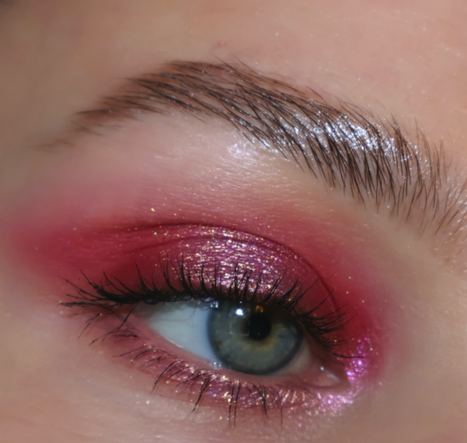 Hot Pink Smokey Eye