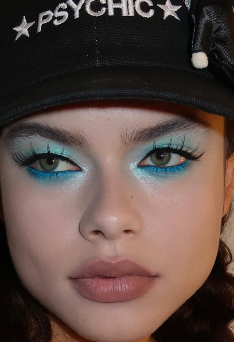 Y2k Inspired Baby Blue Eyeshadow