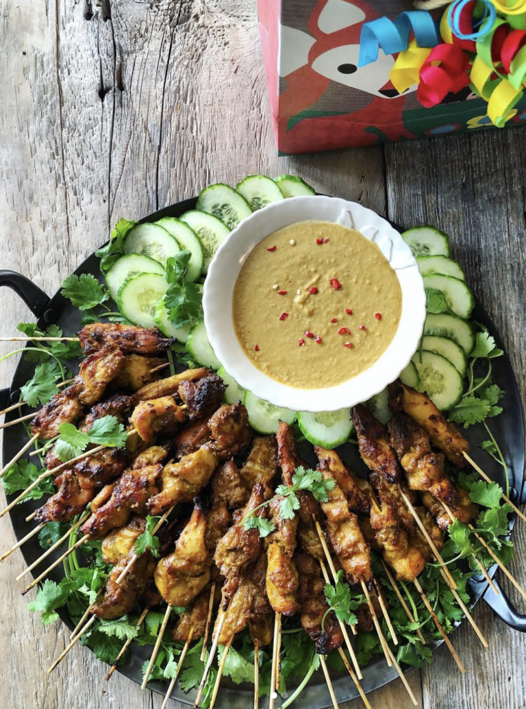 Baby Shower Food Chicken Skewers