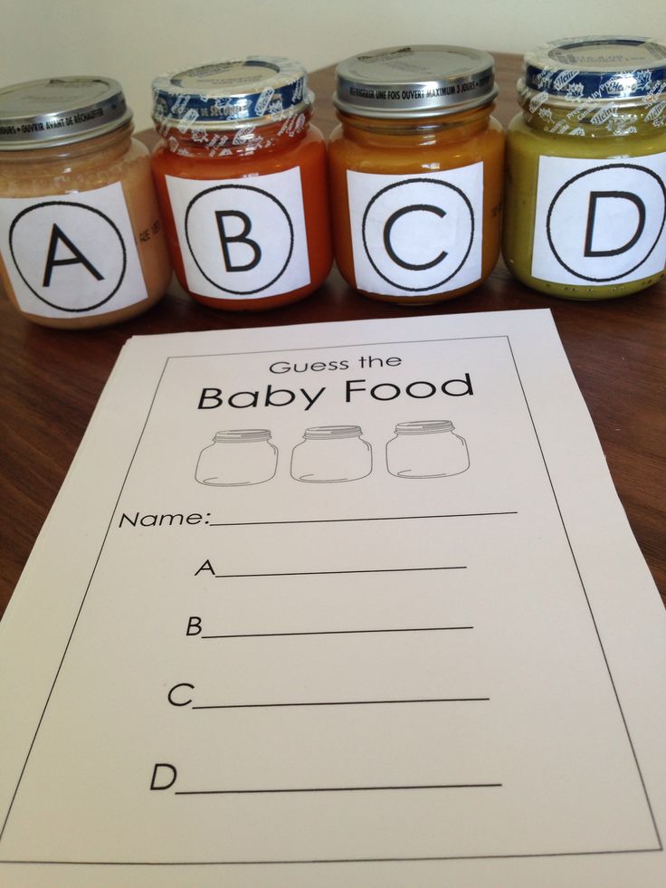 Guess The Baby Food Game